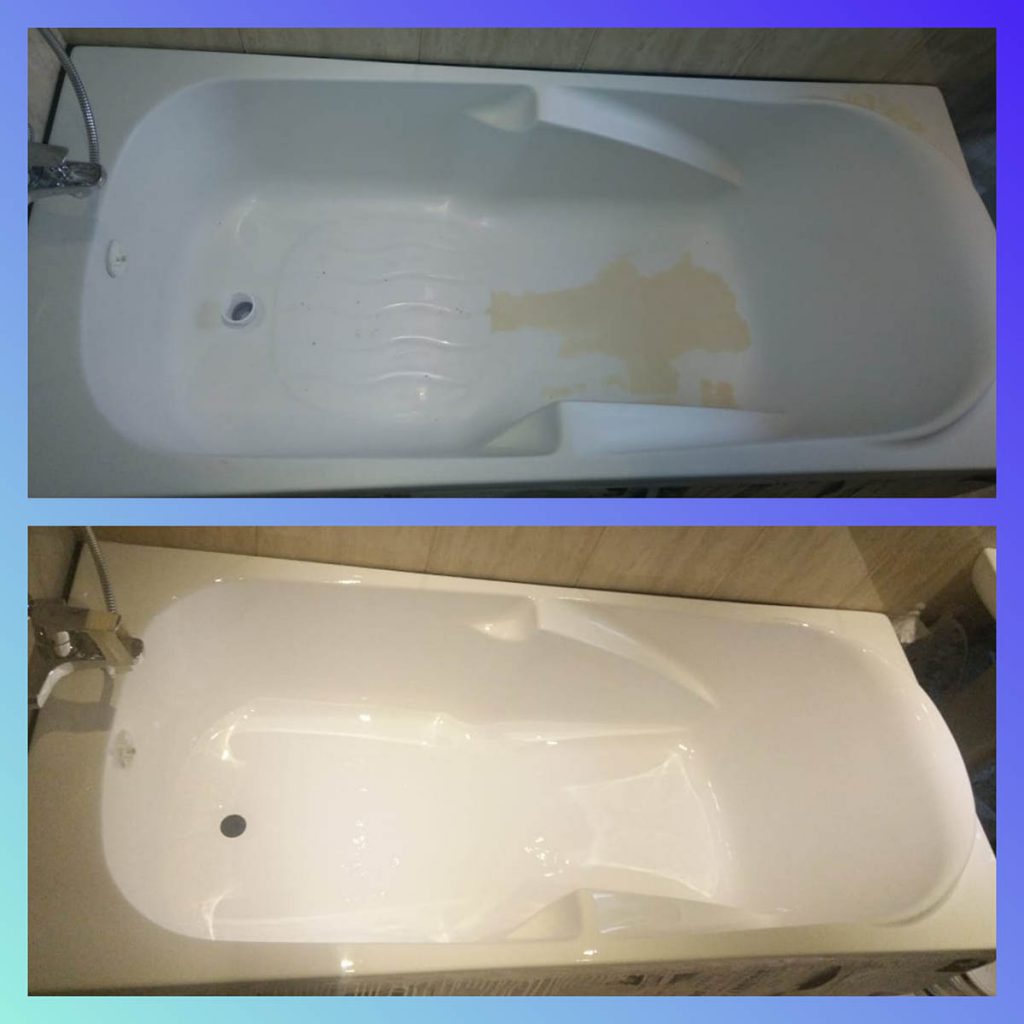 Реставрация акриловых ванн